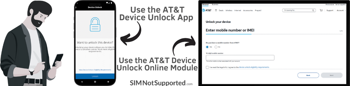 How to Unlock your Phone directly with AT&T