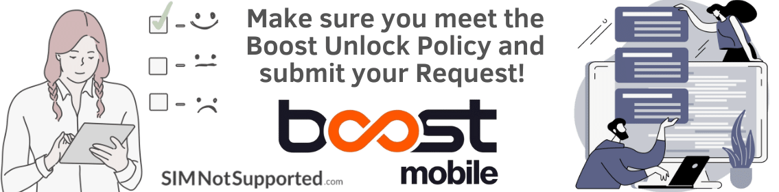 What do I need to SIM Unlock a Phone directly with Boost Mobile